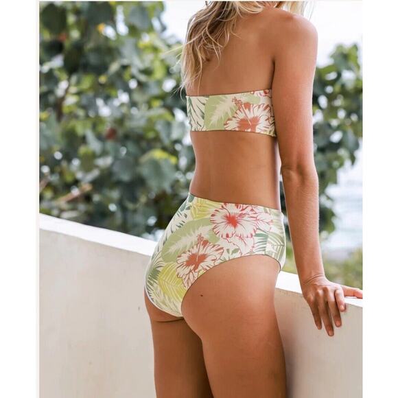Kenny Flowers Swim Bikini Bottom High Waist Overwaters Swimwear - Picture 11 of 12